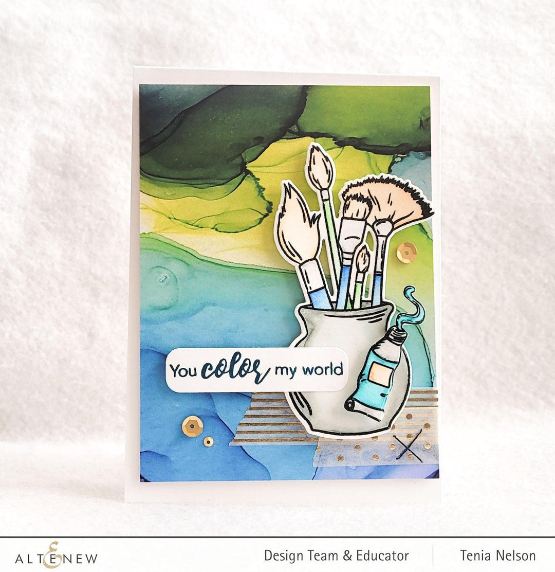 Altenew Stamp & Die & Stencil Bundle An Artist's Collection Stamp & Die & Stencil Bundle