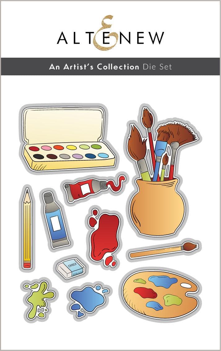 Altenew Stamp & Die & Stencil Bundle An Artist's Collection Stamp & Die & Stencil Bundle