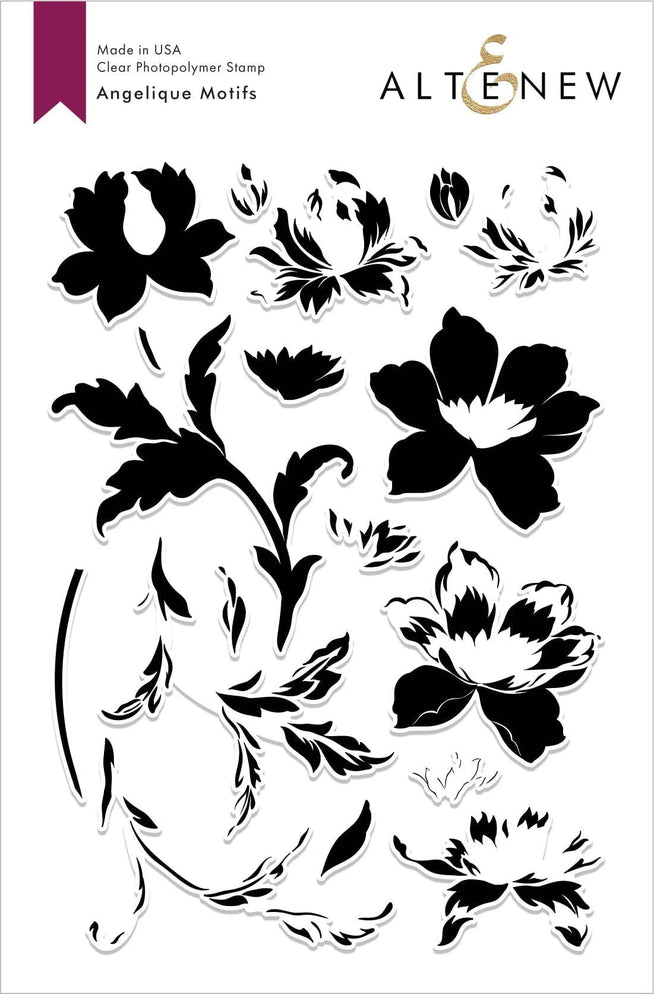 Altenew Stamp & Die & Stencil Bundle Angelique Motifs