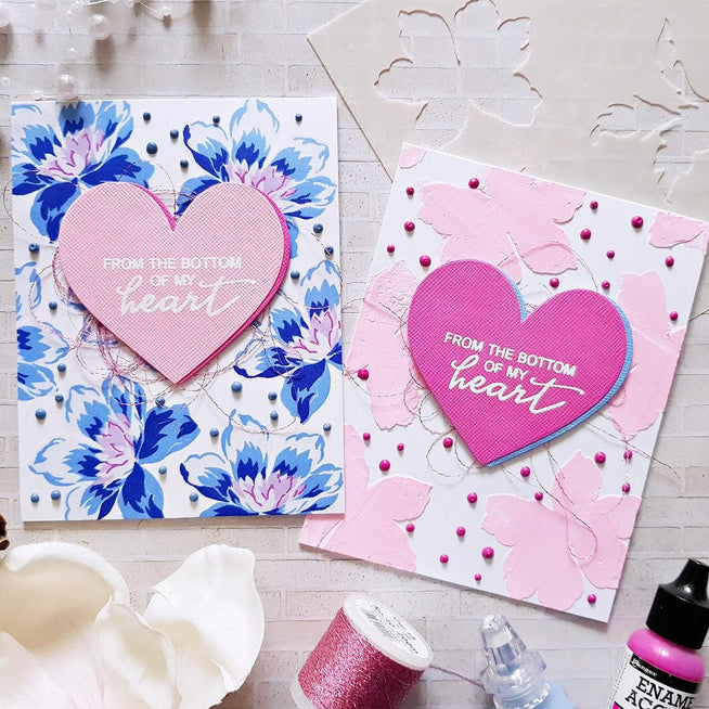 Altenew Stamp & Die & Stencil Bundle Angelique Motifs