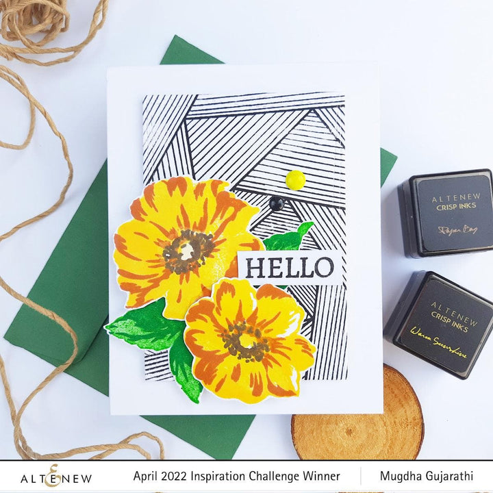 Altenew Stamp & Die & Stencil Bundle Arch of Flowers Stamp & Die & Stencil Bundle
