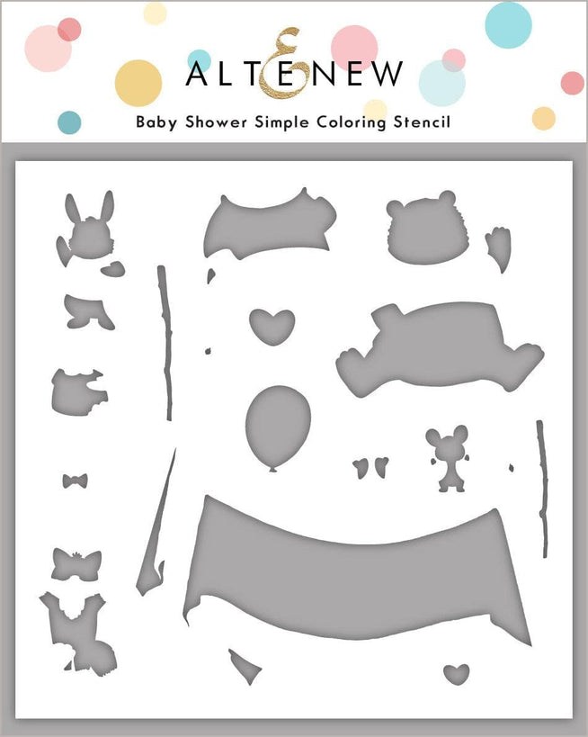 Altenew Stamp & Die & Stencil Bundle Baby Shower