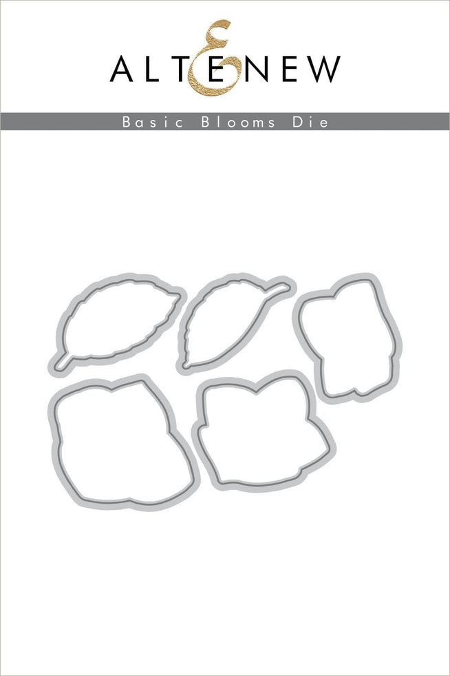 Altenew Stamp & Die & Stencil Bundle Basic Blooms Stamp & Die & Mask Stencil Bundle