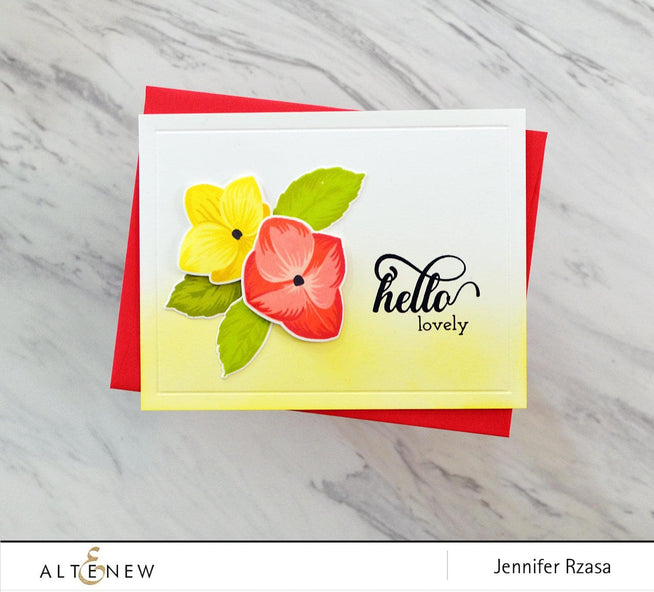 Altenew Stamp & Die & Stencil Bundle Basic Blooms Stamp & Die & Mask Stencil Bundle