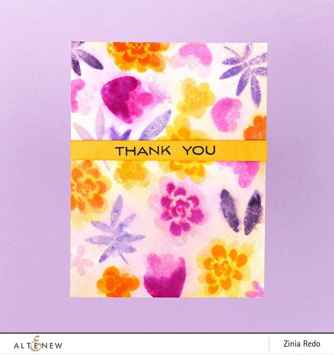 Altenew Stamp & Die & Stencil Bundle Bold Bunch Stamp & Die & Mask Stencil Bundle