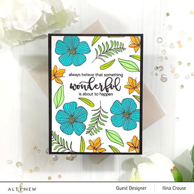 Altenew Stamp & Die & Stencil Bundle Charming Doodles Stamp & Die & Mask Stencil Bundle