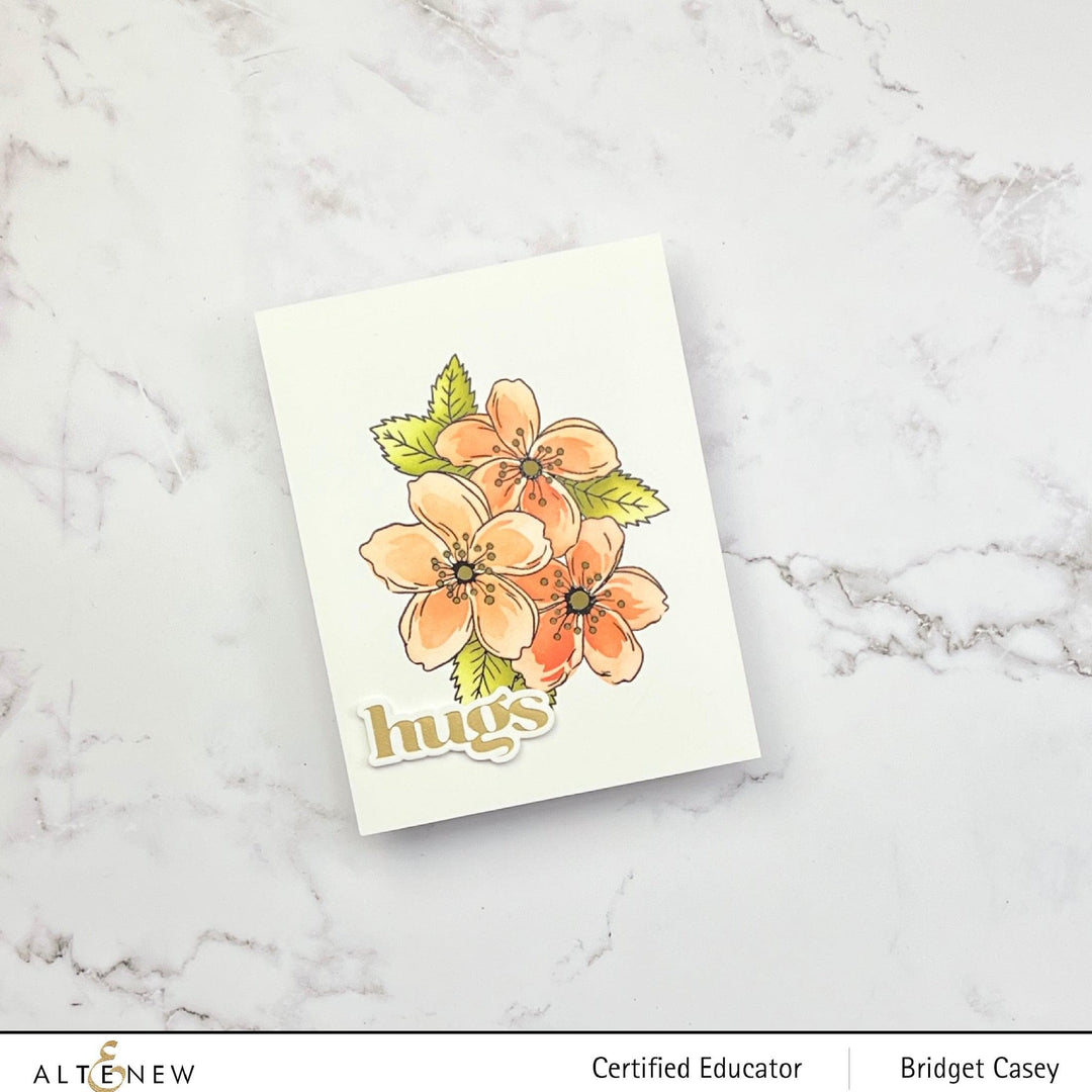 Altenew Stamp & Die & Stencil Bundle Cherry Blossoms Bunch Complete Product Bundle