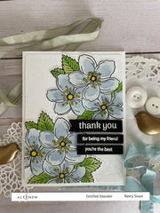 Altenew Stamp & Die & Stencil Bundle Cherry Blossoms Bunch Complete Product Bundle