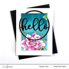 Altenew Stamp & Die & Stencil Bundle Courageous You Stamp & Die & Simple Coloring Stencil Bundle