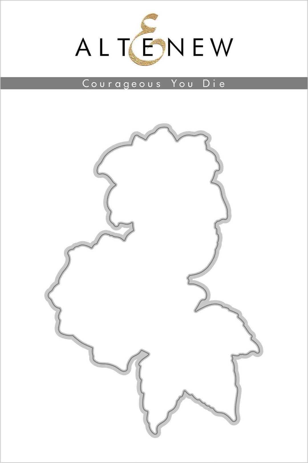 Altenew Stamp & Die & Stencil Bundle Courageous You Stamp & Die & Simple Coloring Stencil Bundle