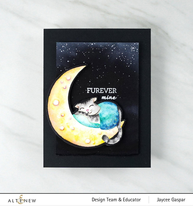 Altenew Stamp & Die & Stencil Bundle Dreamy Cat Stamp & Die & Stencil Bundle