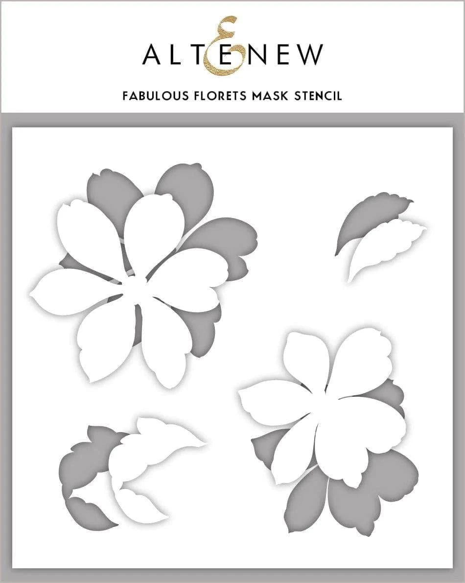 Altenew Stamp & Die & Stencil Bundle Fabulous Florets