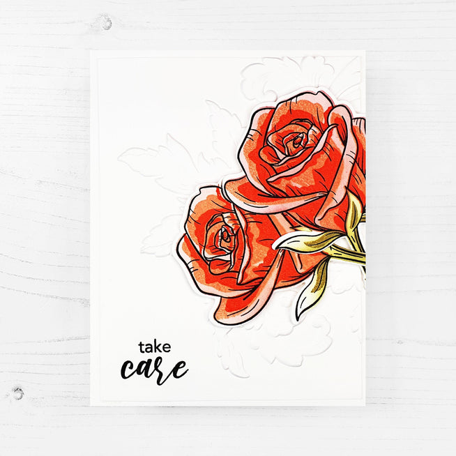 Altenew Stamp & Die & Stencil Bundle Fairy Tale Rose Stamp & Die & Stencil Bundle