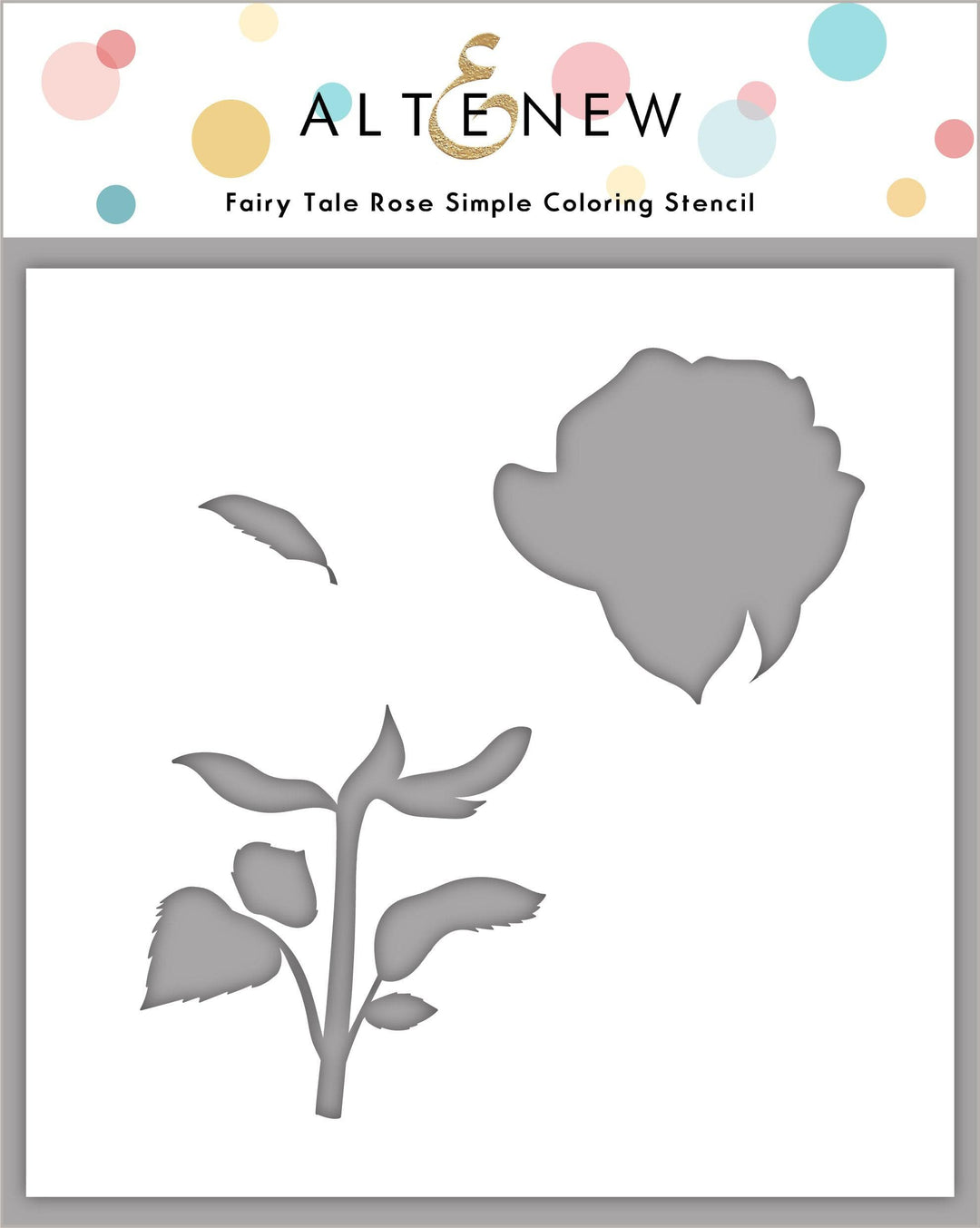 Altenew Stamp & Die & Stencil Bundle Fairy Tale Rose Stamp & Die & Stencil Bundle