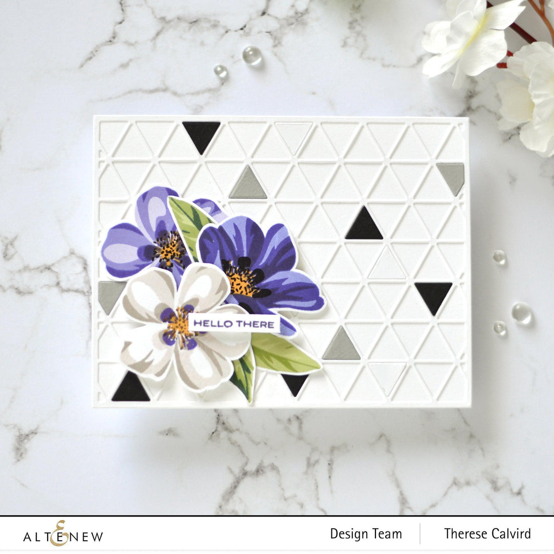 Altenew Stamp & Die & Stencil Bundle Flowering Cistus