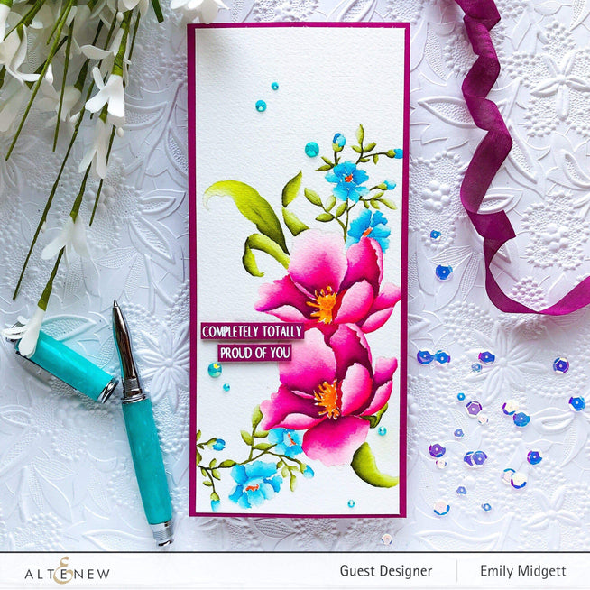 Altenew Stamp & Die & Stencil Bundle Grateful Heart Stamp & Die & Mask Stencil Bundle