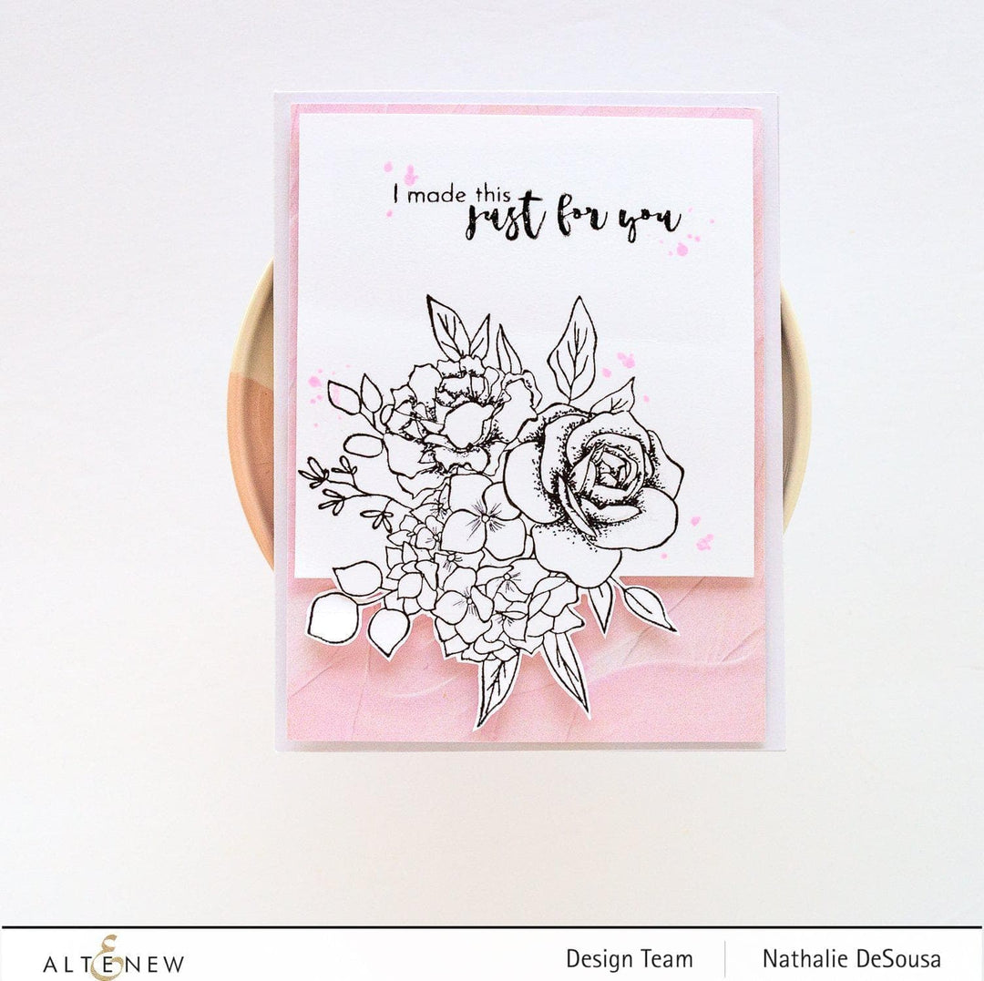 Altenew | Card Making, Scrapbooking & Paper-Crafting Supplies! Stamp & Die & Stencil Bundle Inky Bouquet Stamp & Die & Coloring Stencil Bundle