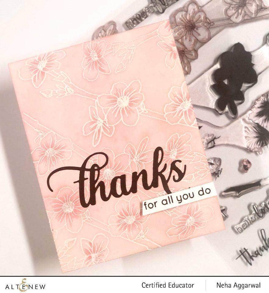 Altenew Stamp & Die & Stencil Bundle Just Jasmine Stamp & Die & Mask Stencil Bundle