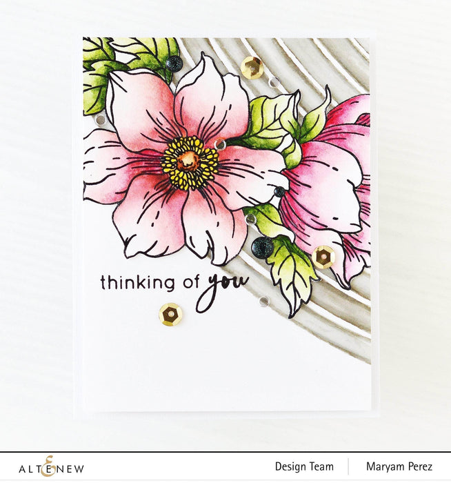 Altenew Stamp & Die & Stencil Bundle Just Jasmine Stamp & Die & Mask Stencil Bundle