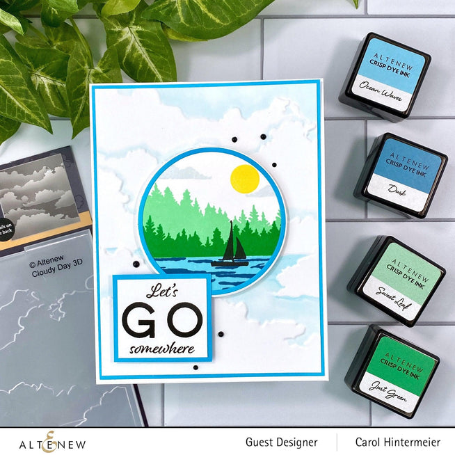Altenew | Card Making, Scrapbooking & Paper-Crafting Supplies! Stamp & Die & Stencil Bundle Let's Go Stamp & Die & Coloring Stencil Bundle