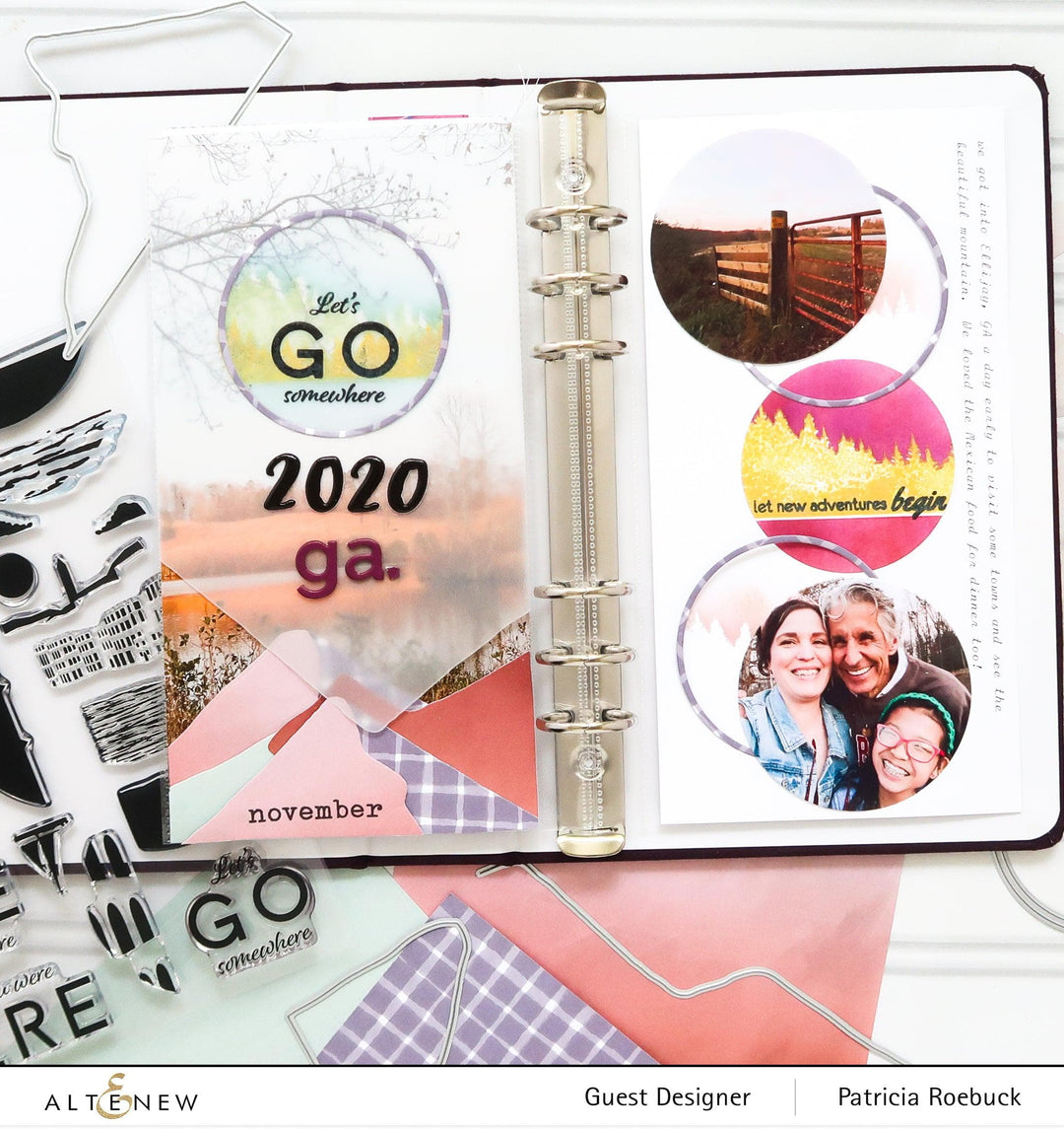 Altenew | Card Making, Scrapbooking & Paper-Crafting Supplies! Stamp & Die & Stencil Bundle Let's Go Stamp & Die & Coloring Stencil Bundle