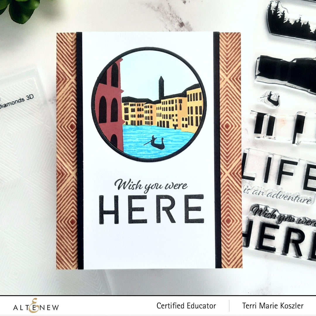 Altenew | Card Making, Scrapbooking & Paper-Crafting Supplies! Stamp & Die & Stencil Bundle Let's Go Stamp & Die & Coloring Stencil Bundle