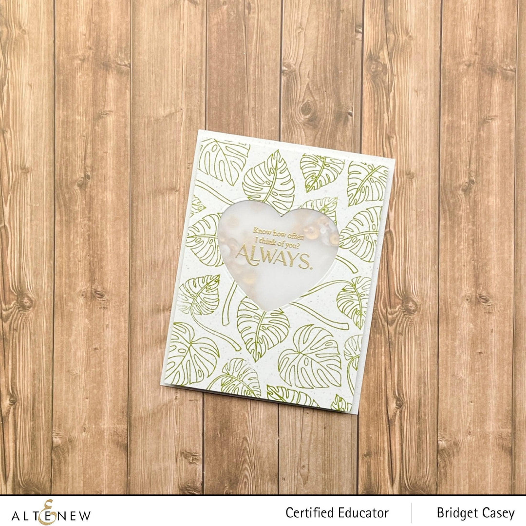 Altenew Stamp & Die & Stencil Bundle Monsteras and Quotes Stamp & Die & Stencil Bundle