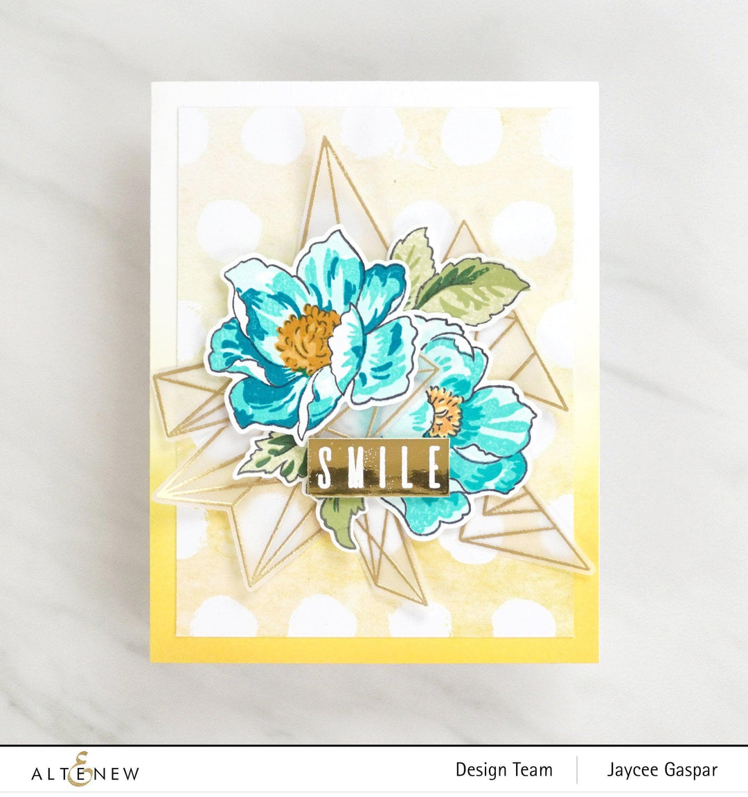 Altenew Stamp & Die & Stencil Bundle Nature Blossoms Stamp & Die & Mask Stencil Bundle