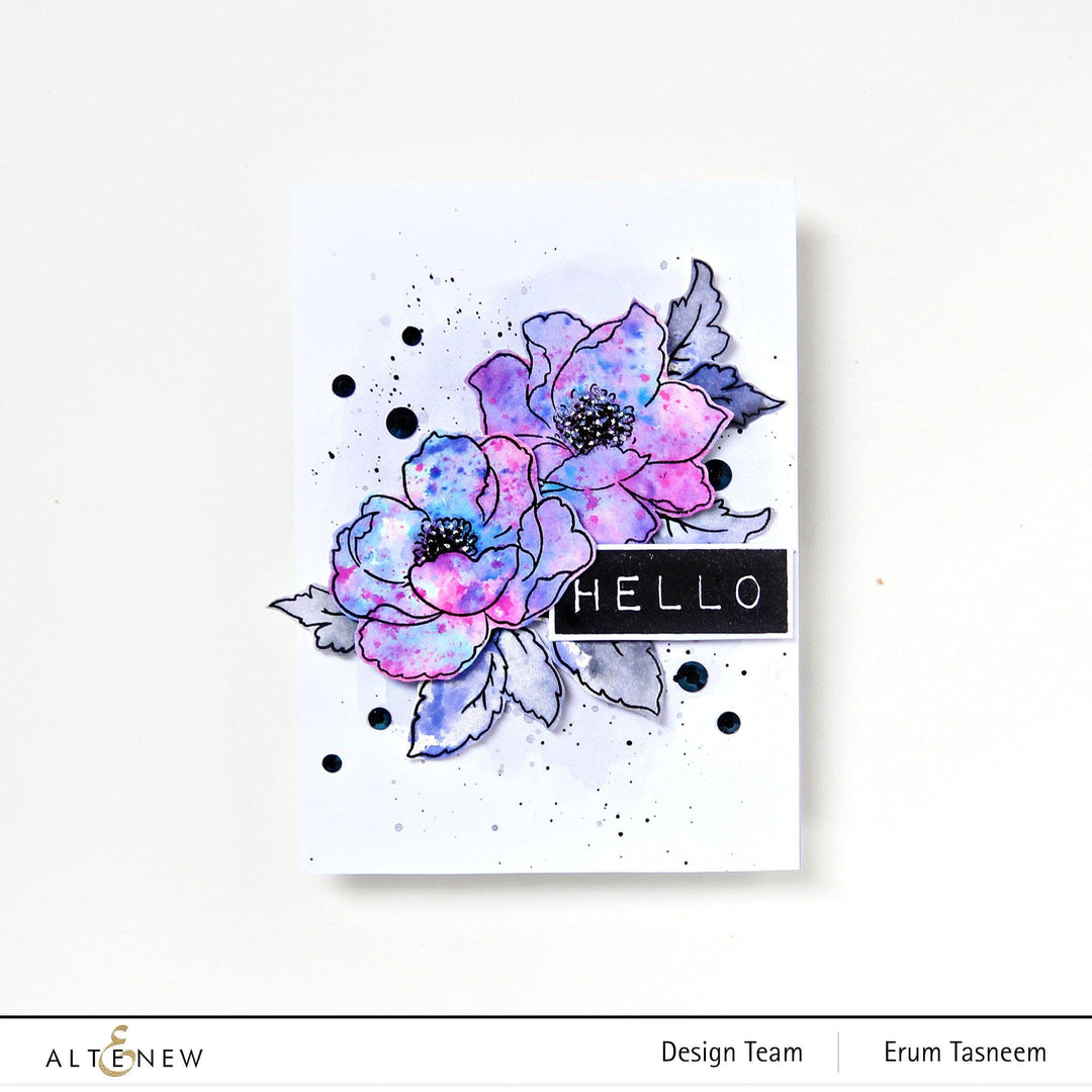 Altenew Stamp & Die & Stencil Bundle Nature Blossoms Stamp & Die & Mask Stencil Bundle