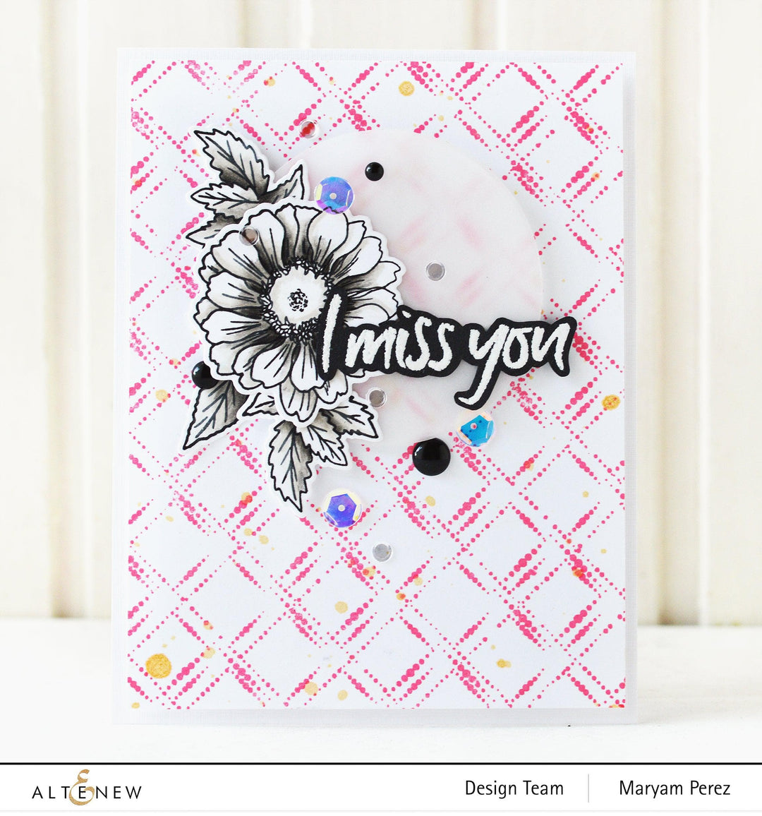 Altenew Stamp & Die & Stencil Bundle New Beginnings Stamp & Die & Mask Stencil Bundle