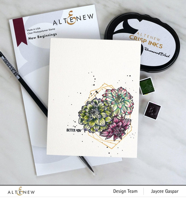 Altenew Stamp & Die & Stencil Bundle New Beginnings Stamp & Die & Mask Stencil Bundle