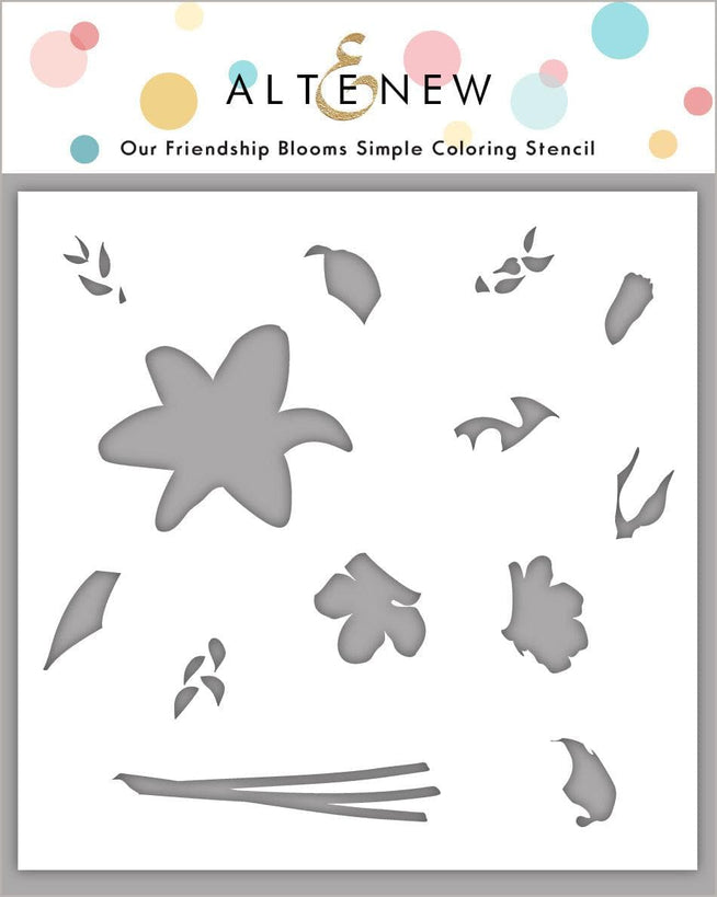 Altenew Stamp & Die & Stencil Bundle Our Friendship Blooms