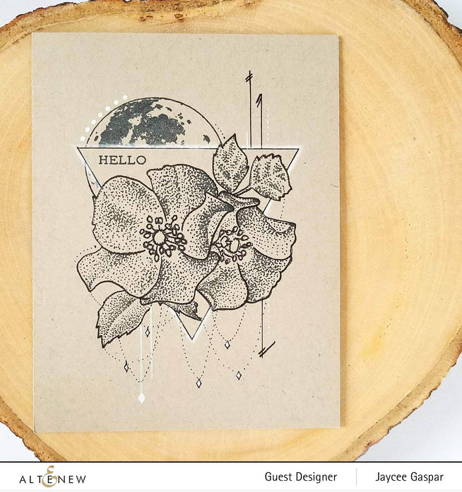 Altenew Stamp & Die & Stencil Bundle Peaceful Reverie Stamp & Die & Mask Stencil Bundle