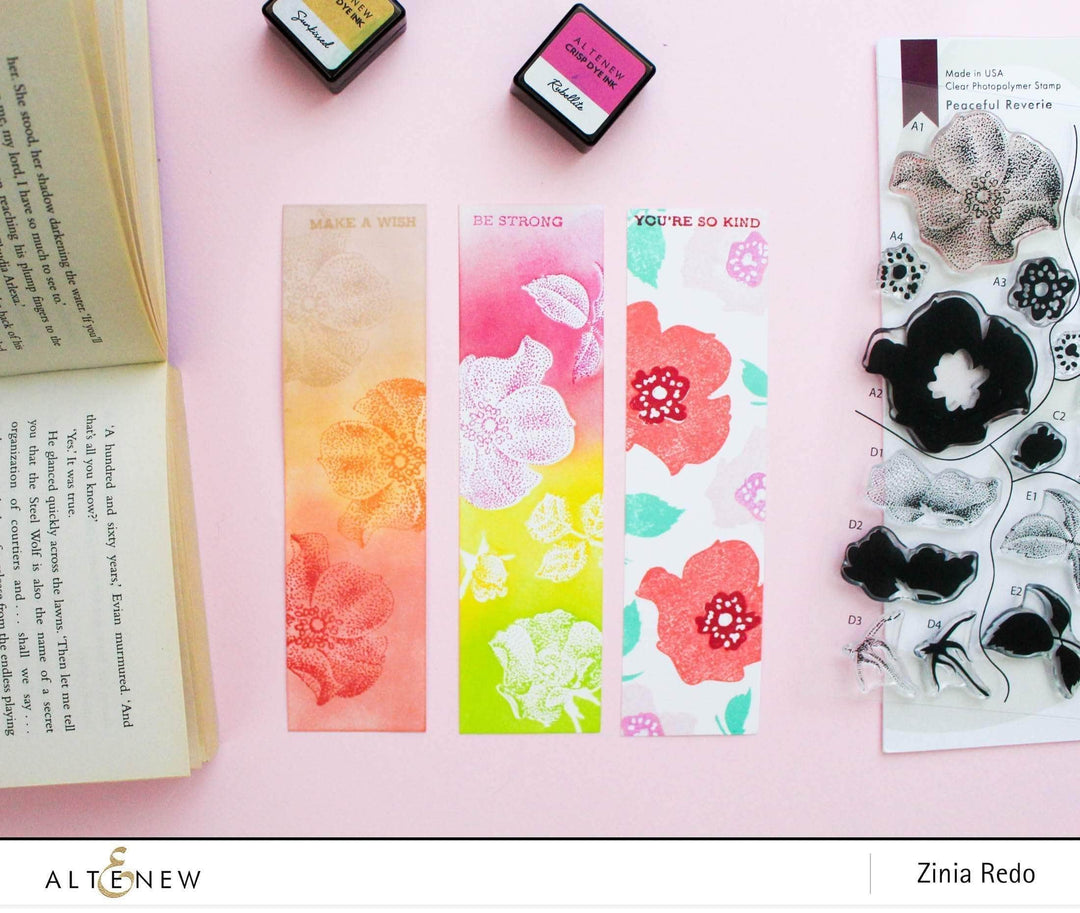 Altenew Stamp & Die & Stencil Bundle Peaceful Reverie Stamp & Die & Mask Stencil Bundle