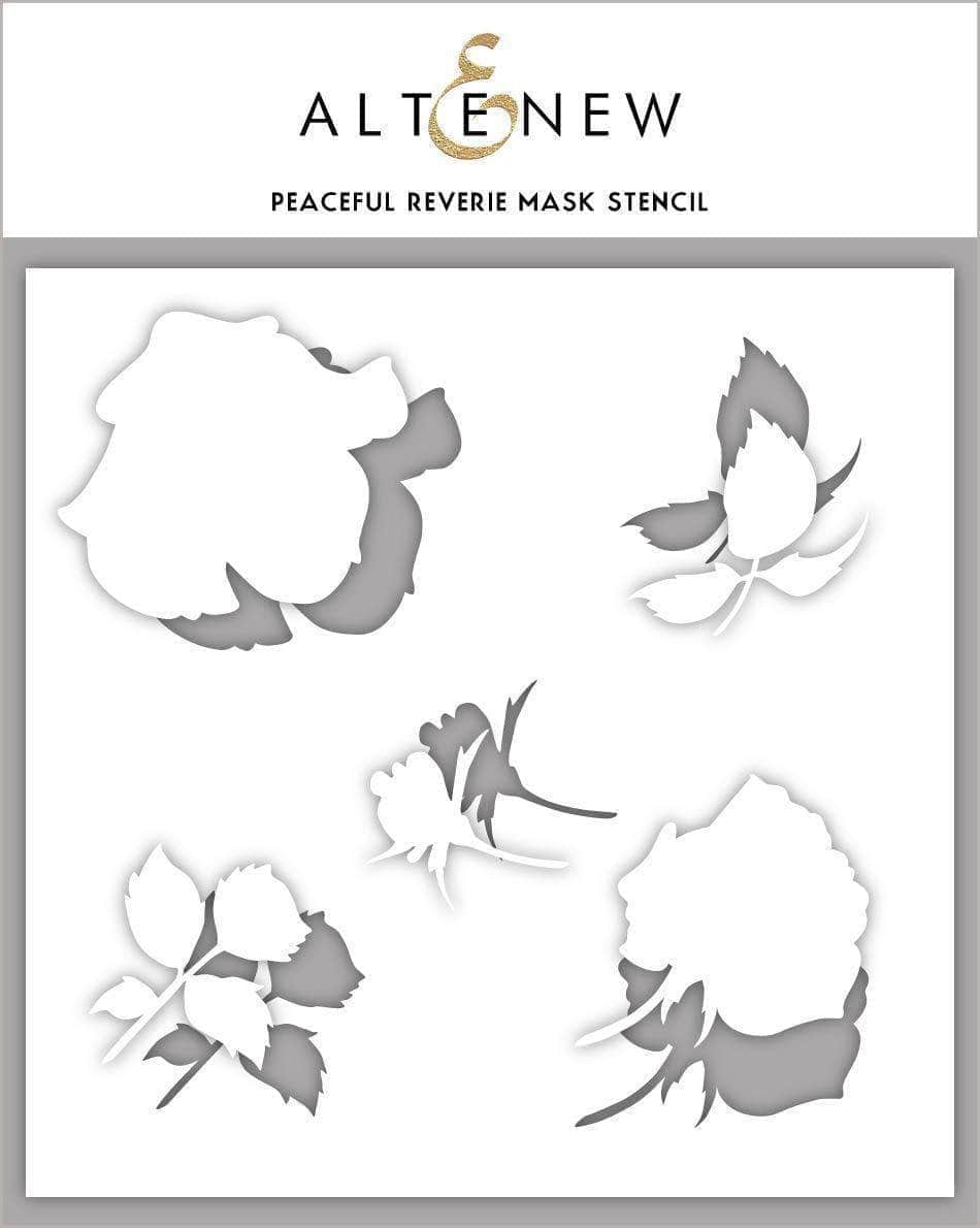 Altenew Stamp & Die & Stencil Bundle Peaceful Reverie Stamp & Die & Mask Stencil Bundle
