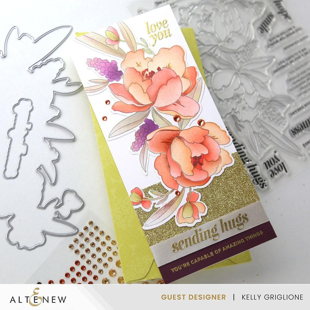 Peony & Lilac Swag
