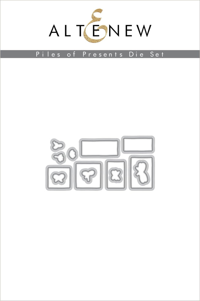 Altenew Stamp & Die & Stencil Bundle Piles of Presents Stamp & Die & Mask Stencil Bundle