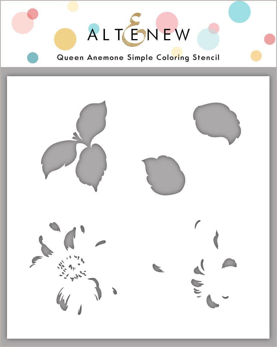 Altenew Stamp & Die & Stencil Bundle Queen Anemone