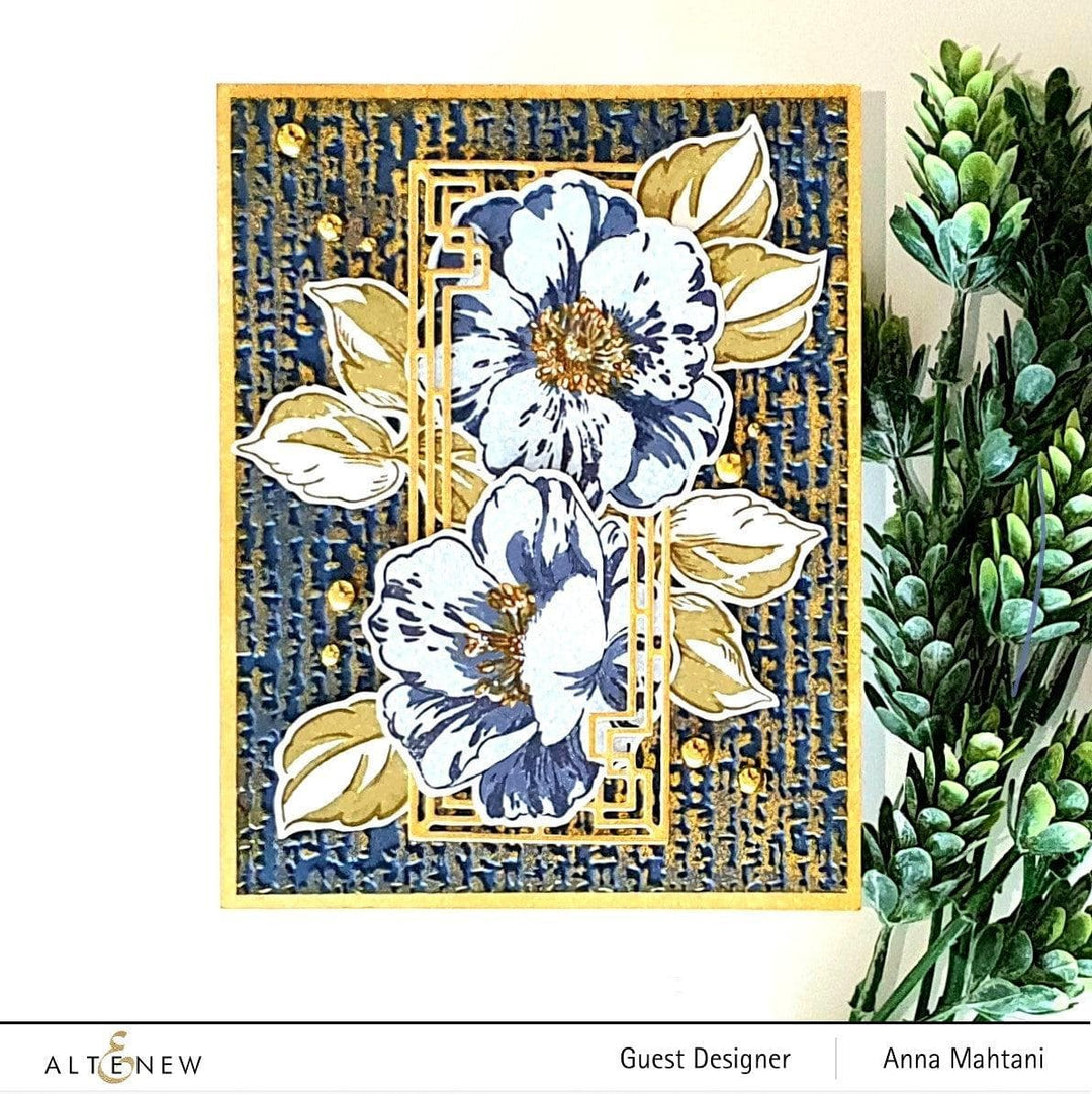 Altenew Stamp & Die & Stencil Bundle Queen Anemone