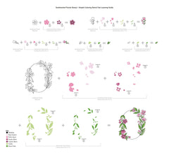 Altenew Stamp & Die & Stencil Bundle Sentimental Florals Stamp & Die & Stencil Bundle