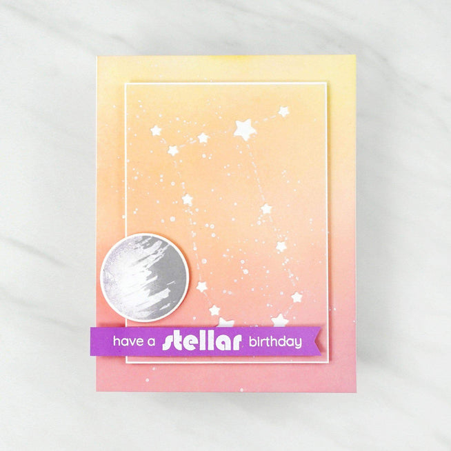 Altenew | Card Making, Scrapbooking & Paper-Crafting Supplies! Stamp & Die & Stencil Bundle Stellar Stamp & Die & Stencil Bundle