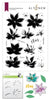 Altenew Stamp & Die & Stencil Bundle Stunning Starflowers Stamp & Die & Mask Stencil Bundle