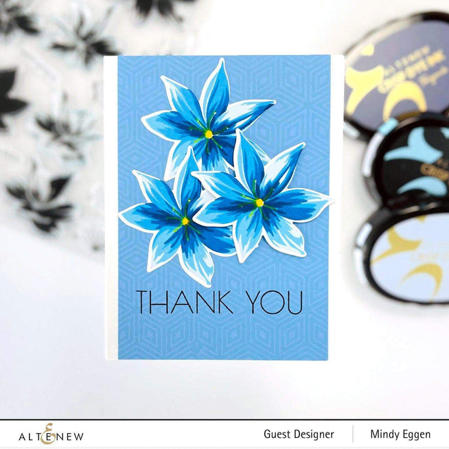 Altenew Stamp & Die & Stencil Bundle Stunning Starflowers Stamp & Die & Mask Stencil Bundle