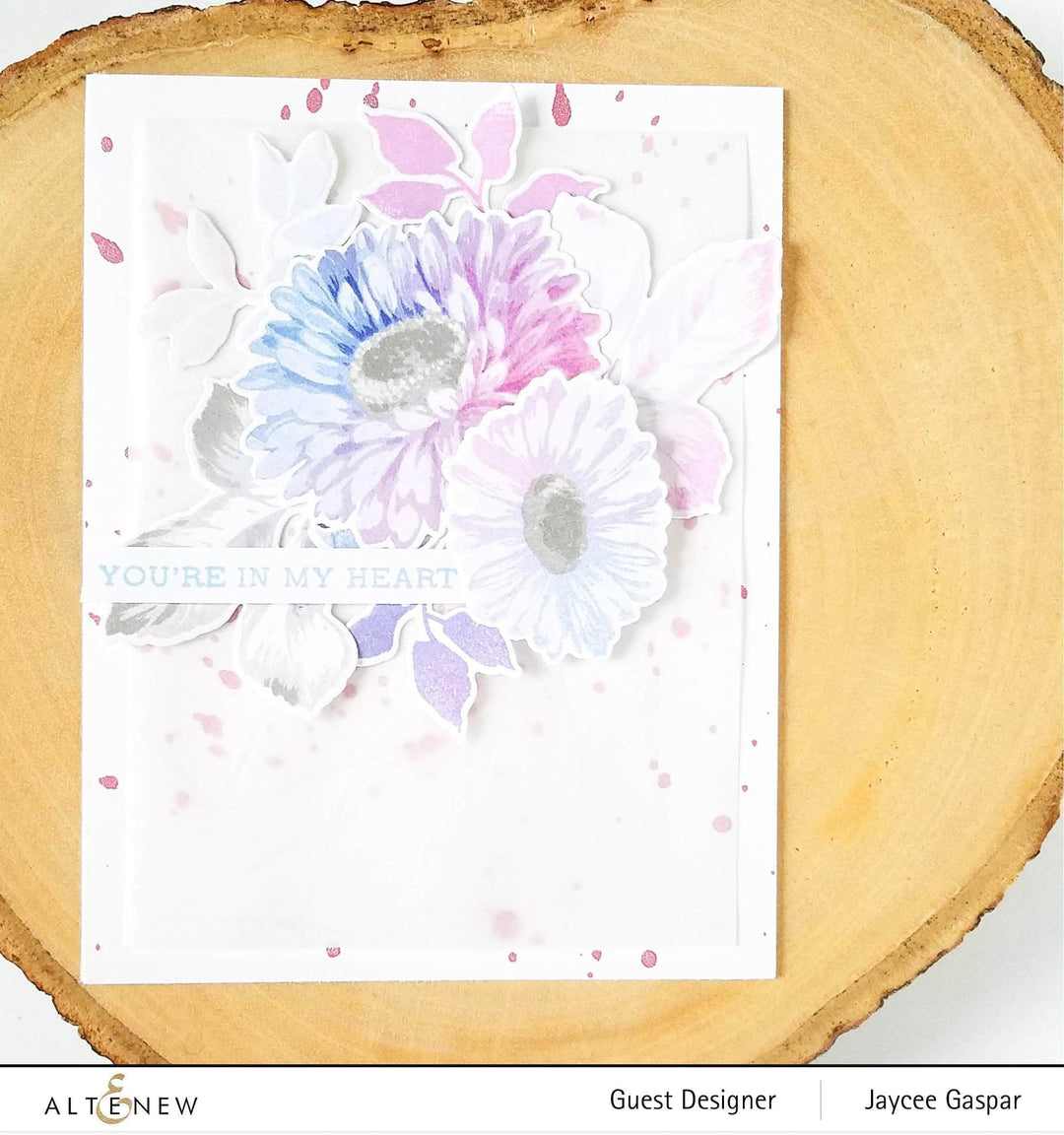Altenew Stamp & Die & Stencil Bundle Sunflower Daisy Stamp & Die & Mask Stencil Bundle