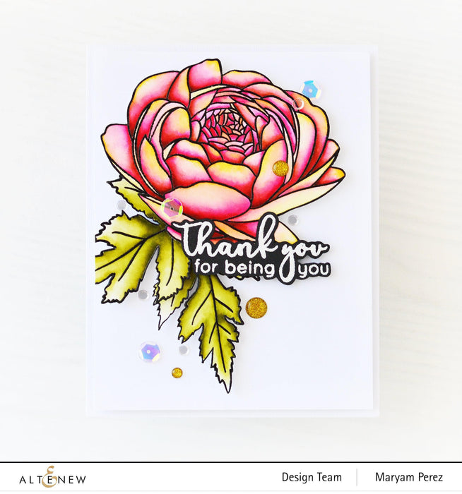 Altenew Stamp & Die & Stencil Bundle Sweet Nothings Stamp & Die & Mask Stencil Bundle