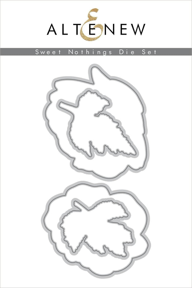 Altenew Stamp & Die & Stencil Bundle Sweet Nothings