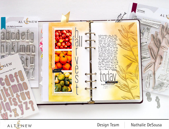 Altenew Stamp & Die & Stencil Bundle Tall Foliage