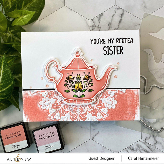 Altenew Stamp & Die & Stencil Bundle Tea for Two Stamp & Die & Stencil Bundle