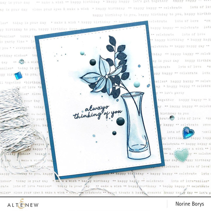 Altenew Stamp & Die & Stencil Bundle Versatile Vases 2 Stamp & Die & Mask Stencil Bundle