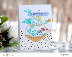 Altenew Stamp & Die & Stencil Bundle Versatile Vases Stamp & Die & Mask Stencil Bundle